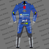 Joan Mir Team Suzuki MotoGP 2022 Motorbike Leather Race Suit Back